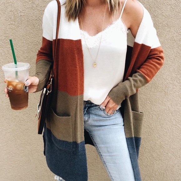 Madewell Sweaters - Madewell Kent Striped Cardigan Sweater in Coziest